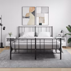 VidaXL 827473 Table de nuit et table de chevet Blanc