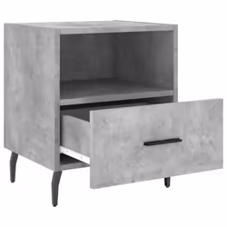 VidaXL 827477 Table de nuit et table de chevet Couleur du béton - Vue supplémentaire 5