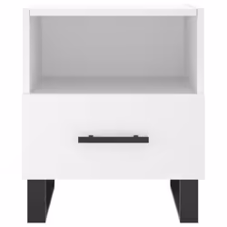 VidaXL 827485 Table de nuit et table de chevet Blanc - Vue supplémentaire 7