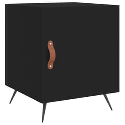 VidaXL 827502 Table de nuit et table de chevet Noir