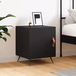 VidaXL 827502 Table de nuit et table de chevet Noir