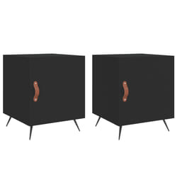 VidaXL 827503 Table de nuit et table de chevet Noir