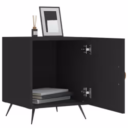 VidaXL 827503 Table de nuit et table de chevet Noir