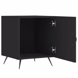VidaXL 827503 Table de nuit et table de chevet Noir - Vue supplémentaire 5