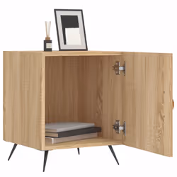VidaXL 827507 Table de nuit et table de chevet Chêne - Vue supplémentaire 8
