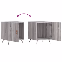 VidaXL 827513 Table de nuit et table de chevet Chêne - Vue supplémentaire 7