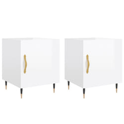 VidaXL 827521 Table de nuit et table de chevet Blanc