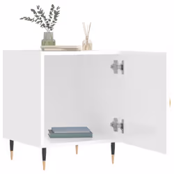 VidaXL 827521 Table de nuit et table de chevet Blanc