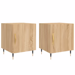 VidaXL 827523, Chêne, Fer, Bois, 400 mm, 400 mm, 500 mm, 2 pièce(s)