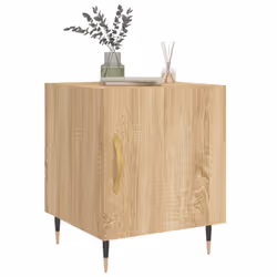 VidaXL 827523 Table de nuit et table de chevet Chêne - Vue supplémentaire 4