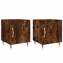 VidaXL 827527, Chêne, Fer, Bois, 400 mm, 400 mm, 500 mm, 2 pièce(s)