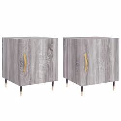VidaXL 827529, Chêne, Fer, Bois, 400 mm, 400 mm, 500 mm, 2 pièce(s)