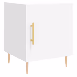 VidaXL 827532, Blanc, Fer, Bois, 400 mm, 400 mm, 500 mm, 1 pièce(s)