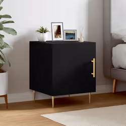 VidaXL 827534 Table de nuit et table de chevet Noir