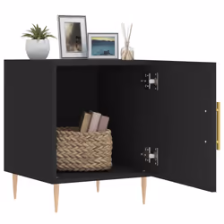 VidaXL 827534 Table de nuit et table de chevet Noir
