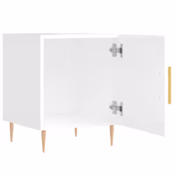 VidaXL 827537 Table de nuit et table de chevet Blanc - Vue supplémentaire 8