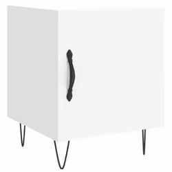 VidaXL 827548, Blanc, Fer, Bois, 400 mm, 400 mm, 500 mm, 1 pièce(s)