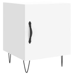 VidaXL 827548 Table de nuit et table de chevet Blanc