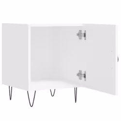 VidaXL 827548 Table de nuit et table de chevet Blanc - Vue supplémentaire 5