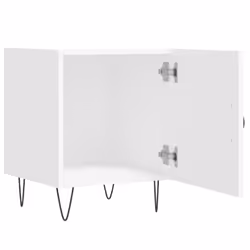 VidaXL 827549 Table de nuit et table de chevet Blanc - Vue supplémentaire 5