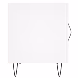 VidaXL 827549 Table de nuit et table de chevet Blanc - Vue supplémentaire 7