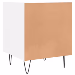 VidaXL 827549 Table de nuit et table de chevet Blanc - Vue supplémentaire 8