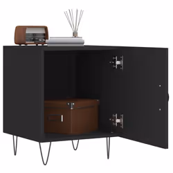 VidaXL 827550 Table de nuit et table de chevet Noir - Vue supplémentaire 3