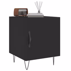 VidaXL 827550 Table de nuit et table de chevet Noir - Vue supplémentaire 4