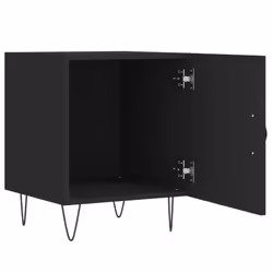 VidaXL 827550 Table de nuit et table de chevet Noir - Vue supplémentaire 5