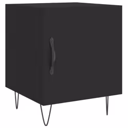 VidaXL 827551, Noir, Fer, Bois, 400 mm, 400 mm, 500 mm, 2 pièce(s)