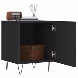 VidaXL 827551 Table de nuit et table de chevet Noir