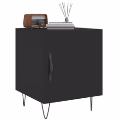 VidaXL 827551 Table de nuit et table de chevet Noir - Vue supplémentaire 4