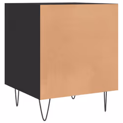VidaXL 827551 Table de nuit et table de chevet Noir - Vue supplémentaire 8