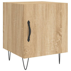 VidaXL 827554 Table de nuit et table de chevet Chêne