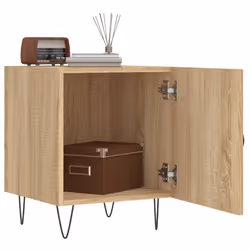 VidaXL 827554 Table de nuit et table de chevet Chêne