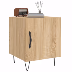 VidaXL 827554 Table de nuit et table de chevet Chêne - Vue supplémentaire 4