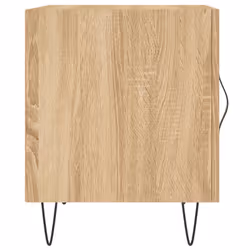 VidaXL 827554 Table de nuit et table de chevet Chêne - Vue supplémentaire 7