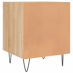 VidaXL 827554 Table de nuit et table de chevet Chêne - Vue supplémentaire 8