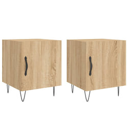 VidaXL 827555 Table de nuit et table de chevet Chêne
