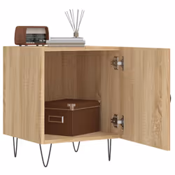 VidaXL 827555 Table de nuit et table de chevet Chêne