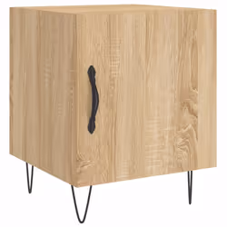 VidaXL 827555 Table de nuit et table de chevet Chêne - Vue supplémentaire 5
