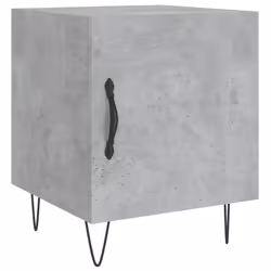 VidaXL 827557 Table de nuit et table de chevet Couleur du béton - Vue supplémentaire 5