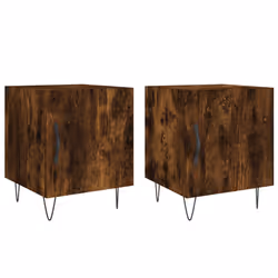 VidaXL 827559, Chêne, Fer, Bois, 400 mm, 400 mm, 500 mm, 2 pièce(s)