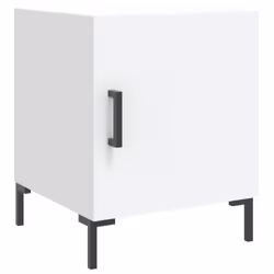 VidaXL 827564, Blanc, Fer, Bois, 400 mm, 400 mm, 500 mm, 1 pièce(s)