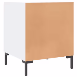 VidaXL 827564 Table de nuit et table de chevet Blanc - Vue supplémentaire 6