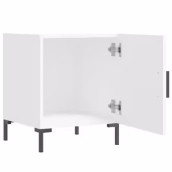 VidaXL 827565 Table de nuit et table de chevet Blanc - Vue supplémentaire 5