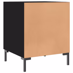 VidaXL 827566 Table de nuit et table de chevet Noir - Vue supplémentaire 5