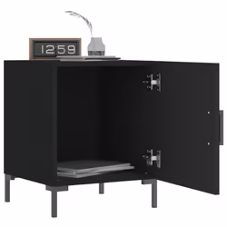 VidaXL 827566 Table de nuit et table de chevet Noir - Vue supplémentaire 7