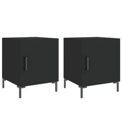 VidaXL 827567 Table de nuit et table de chevet Noir