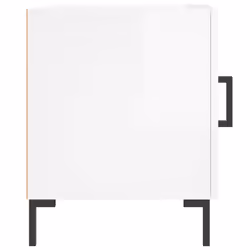 VidaXL 827569 Table de nuit et table de chevet Blanc - Vue supplémentaire 4
